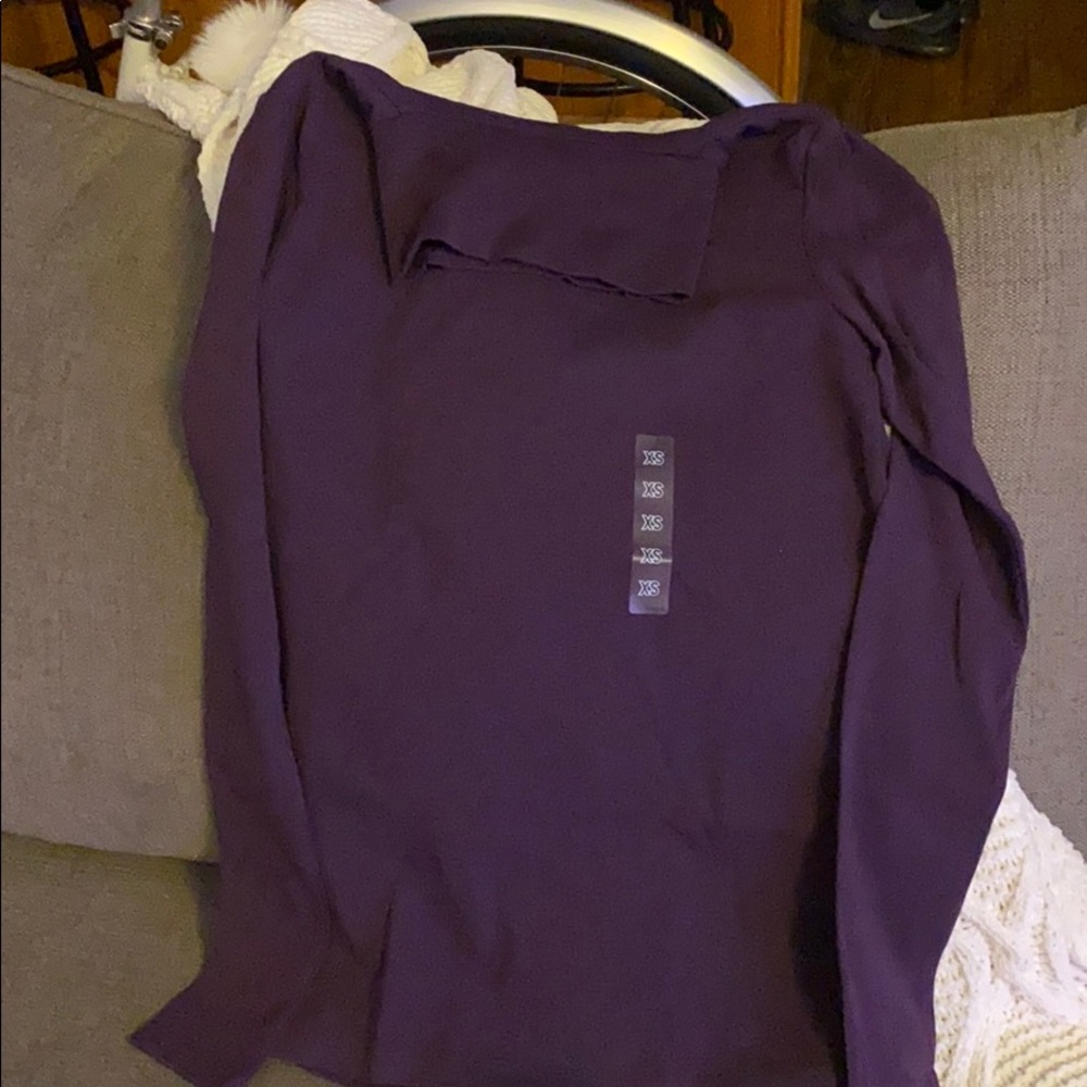 3 turtlenecks, grey, eggplant and mustard